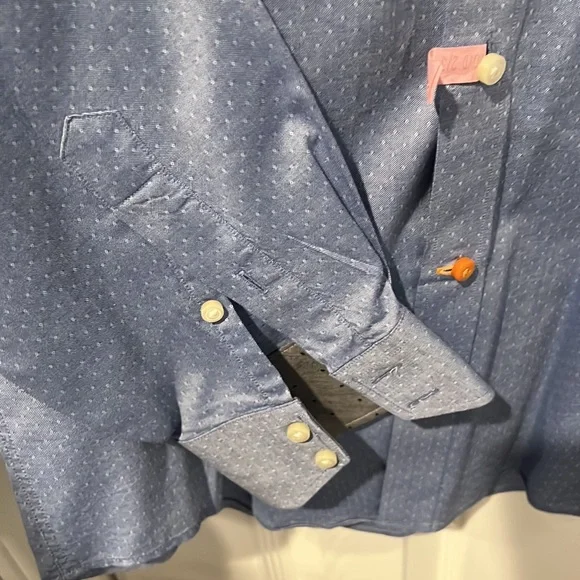 Neiman Marcus Mens Long Sleeves Shirt #350 - Picture 6 of 9